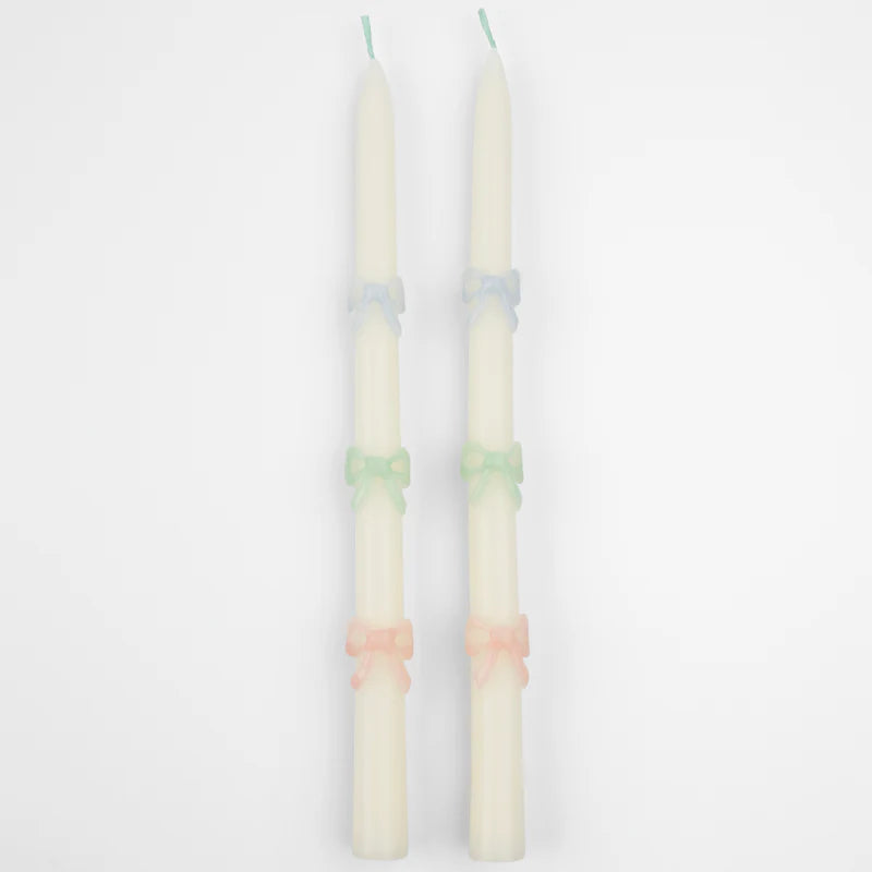 Multi Bow Taper Candles Candles Meri Meri