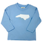 Boy's L/S T-Shirt w/ NC Silhouette - Lt. Blue Boys Tees Luigi   