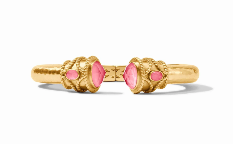 Nassau Demi Cuff - Iridescent Peony Pink Bracelets Julie Vos   