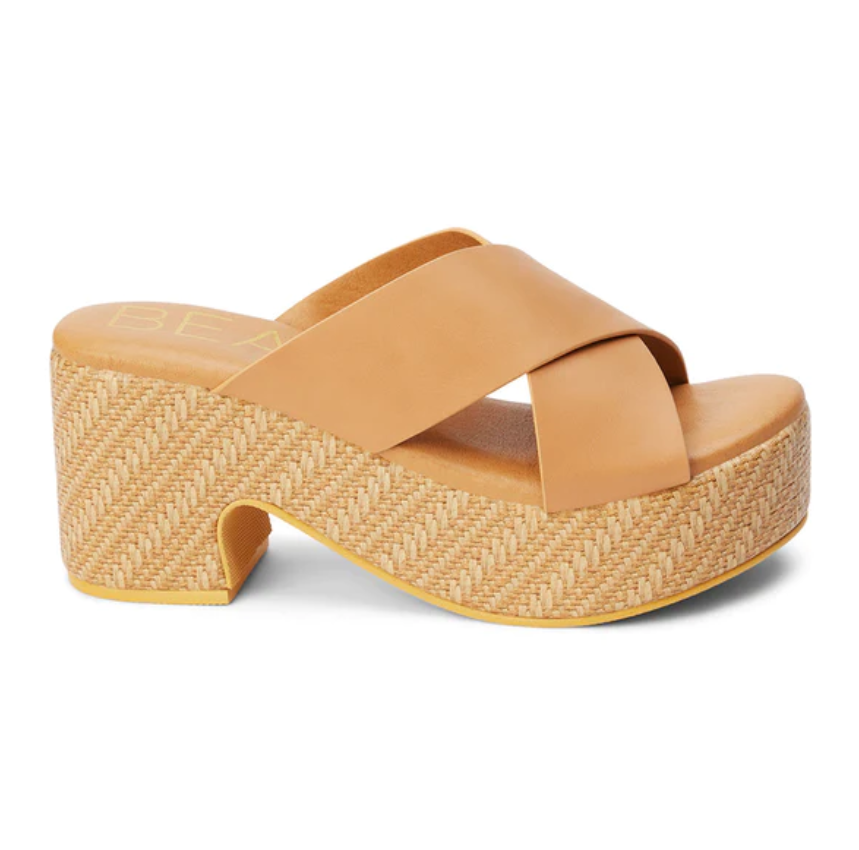 Nellie Platform Heel - Tan Shoes Matisse   