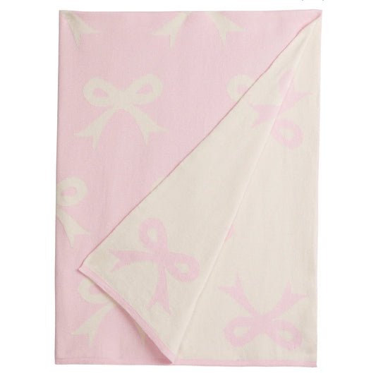 Nursey Blanket - Pink Bow Baby Accessories Little English