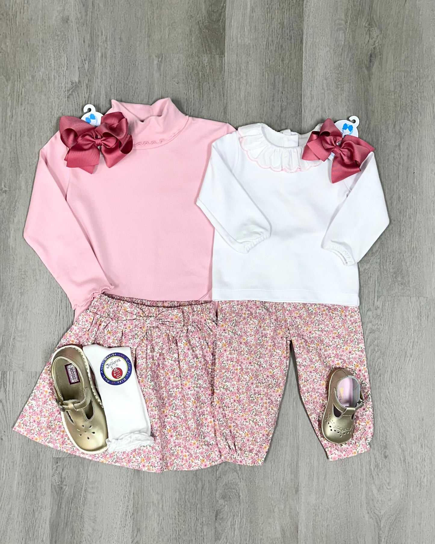 London Blouse - Light Pink Girls Tops + Tees Little English