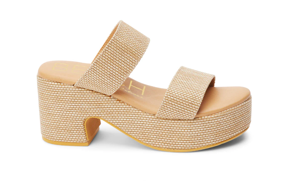 Ocean Avenue Platform Sandal - Natural Multi Shoes Matisse   