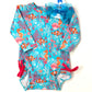 Ocean Tides L/S One Piece Rash Guard Kids Swim Rufflebutts