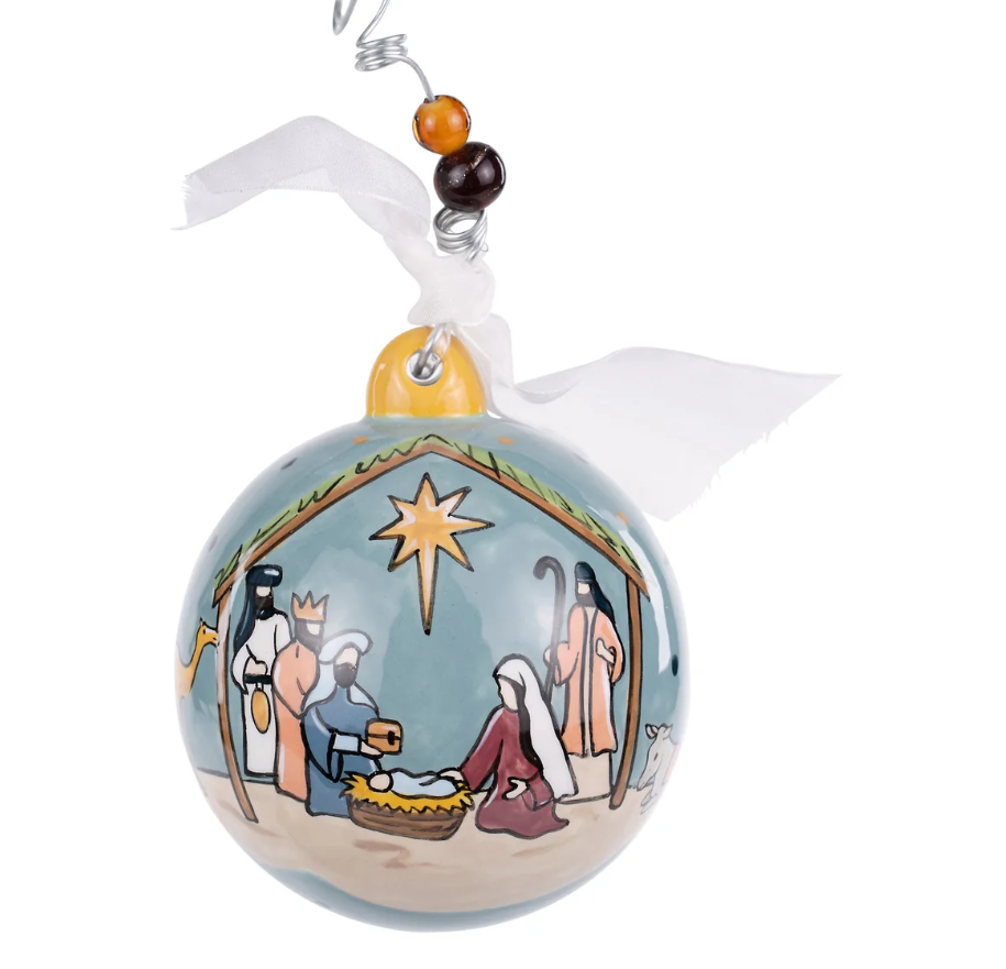 Oh Holy Night Manger Ornament Seasonal Glory Haus   