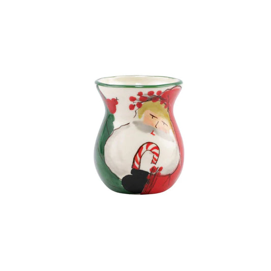 Old St. Nick Bud Vase Seasonal Vietri   