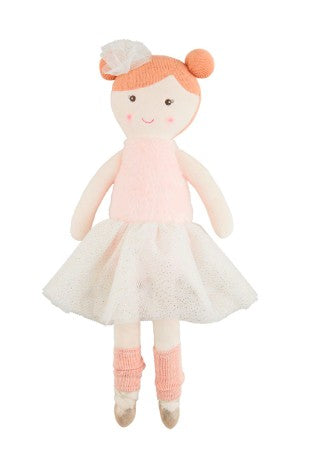 Orange Ballerina Doll Baby Accessories Mudpie