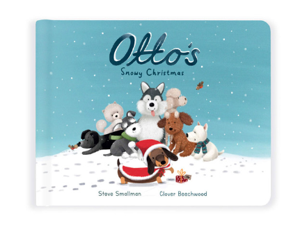 Otto's Snowy Christmas Book Books Jellycat   