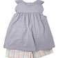 Pastel Stripe Scalloped Short Set Girls Sets Banana Split