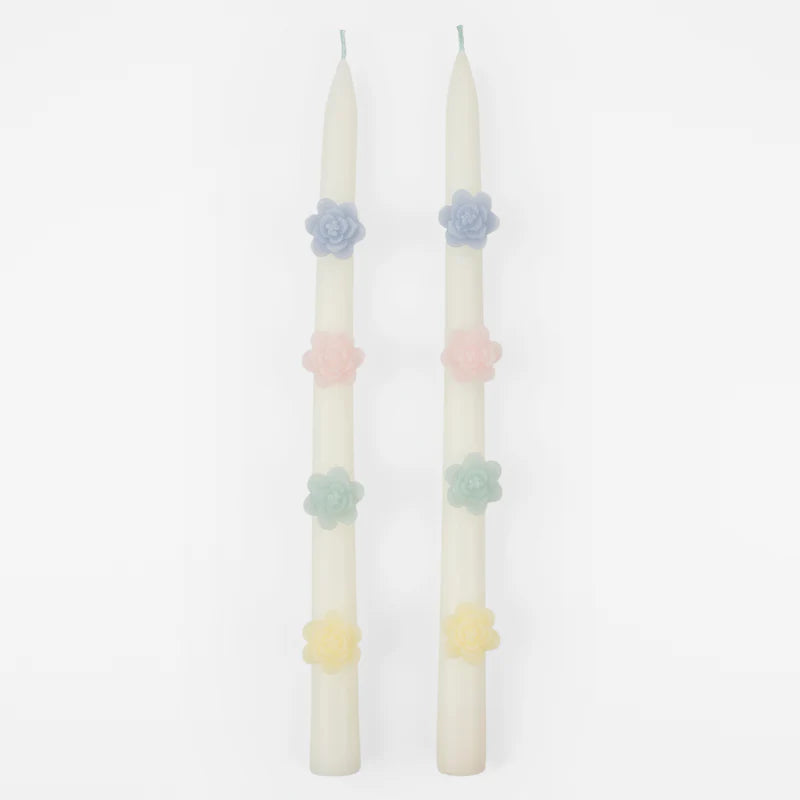 Pastel Flower Taper Candles Candles Meri Meri