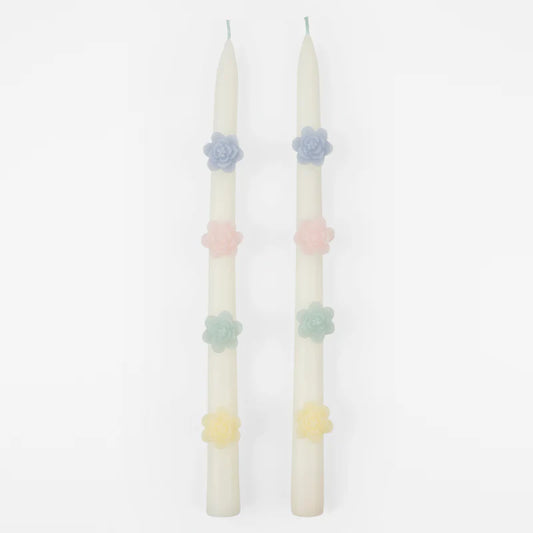Pastel Flower Taper Candles Candles Meri Meri