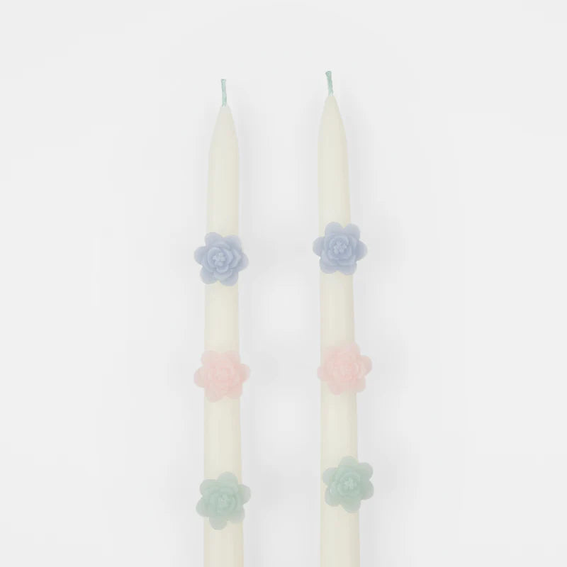Pastel Flower Taper Candles Candles Meri Meri
