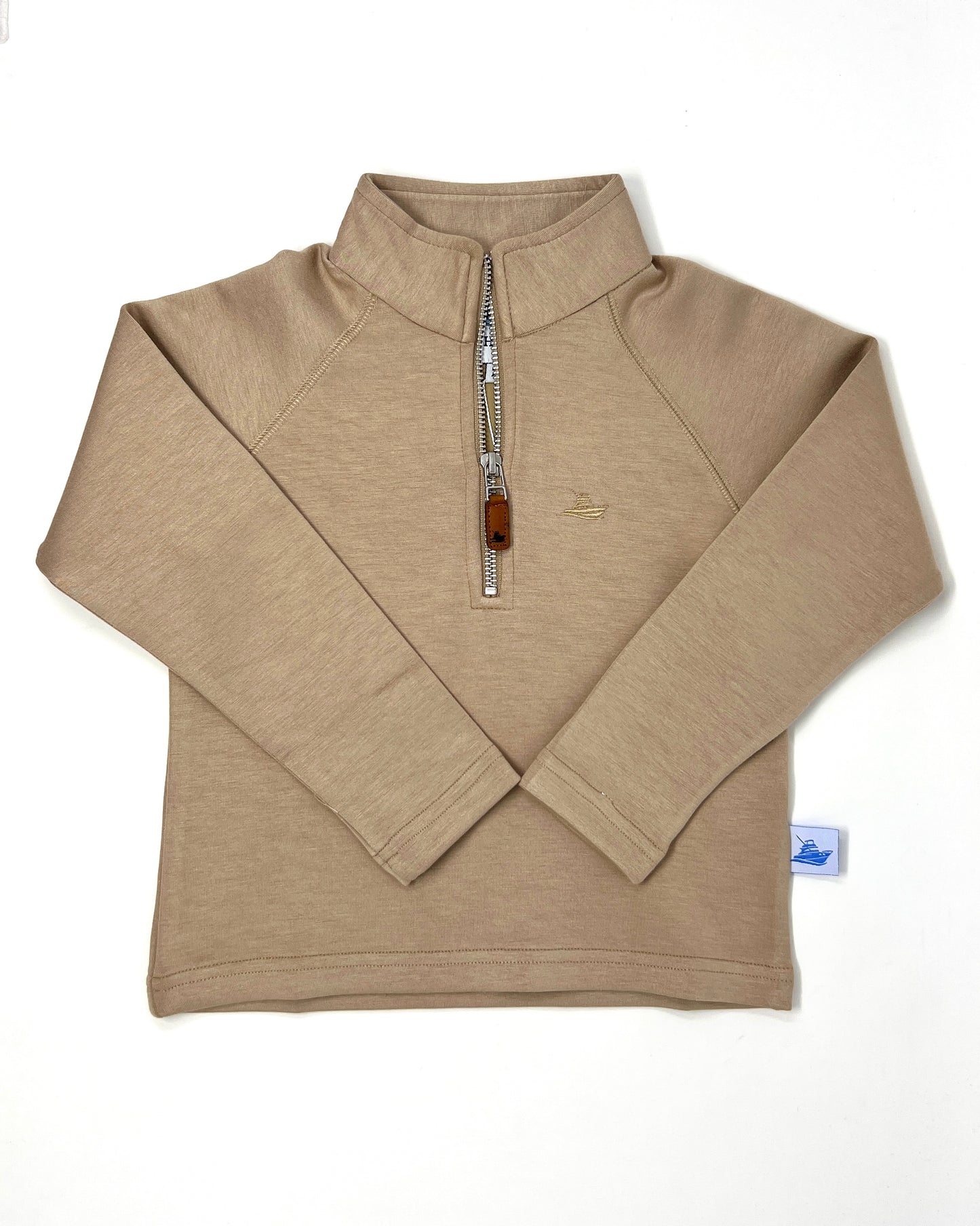 Performance Pullover - Dark Khaki Boys Sweaters + Sweatshirts Southbound   