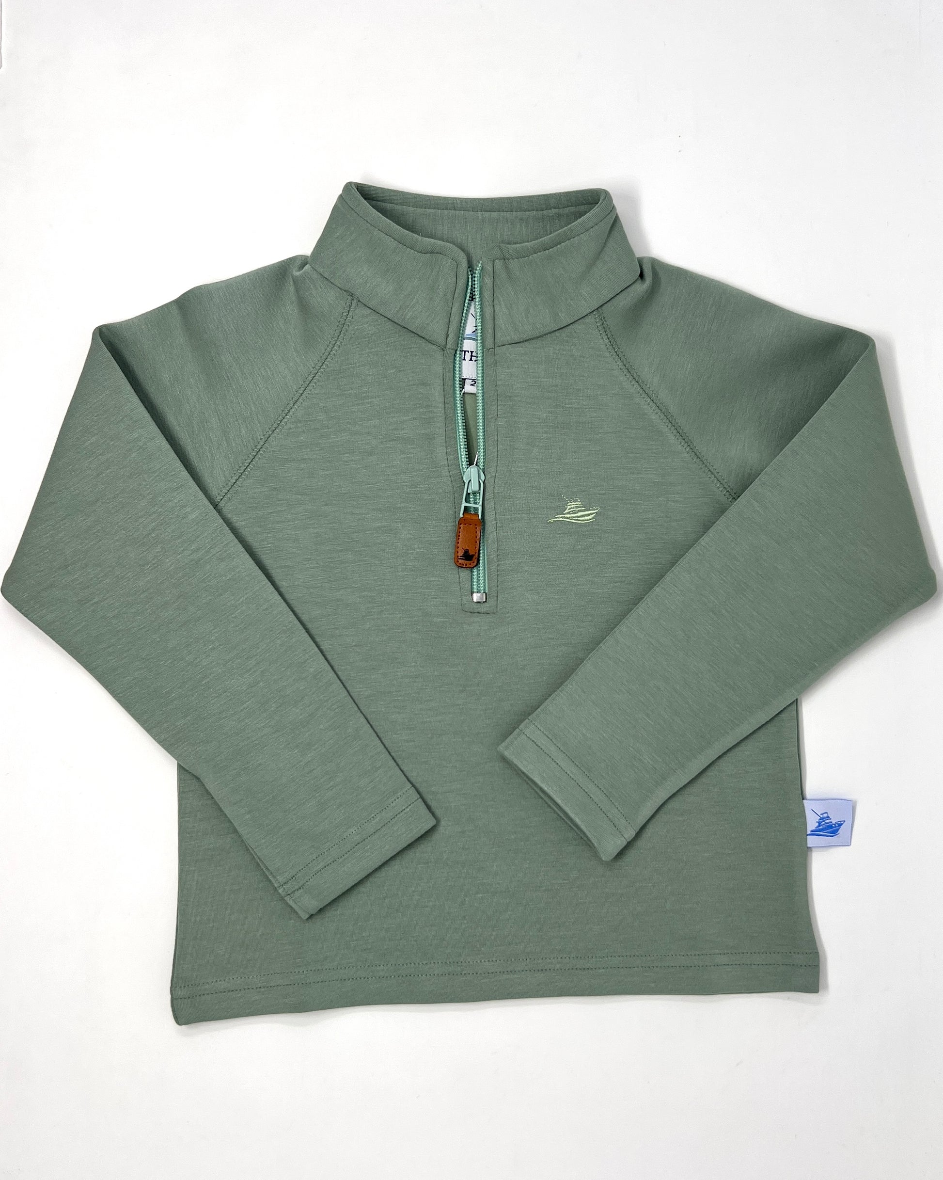 Performance Pullover - Green Boys Sweaters + Sweatshirts Southbound   