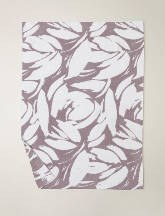 CozyChic Petals Blanket - Deep Taupe/Pearl Textiles Barefoot Dreams   
