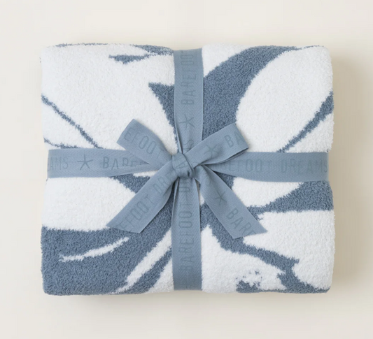 CozyChic Petals Blanket - Dusk/Cream Textiles Barefoot Dreams   