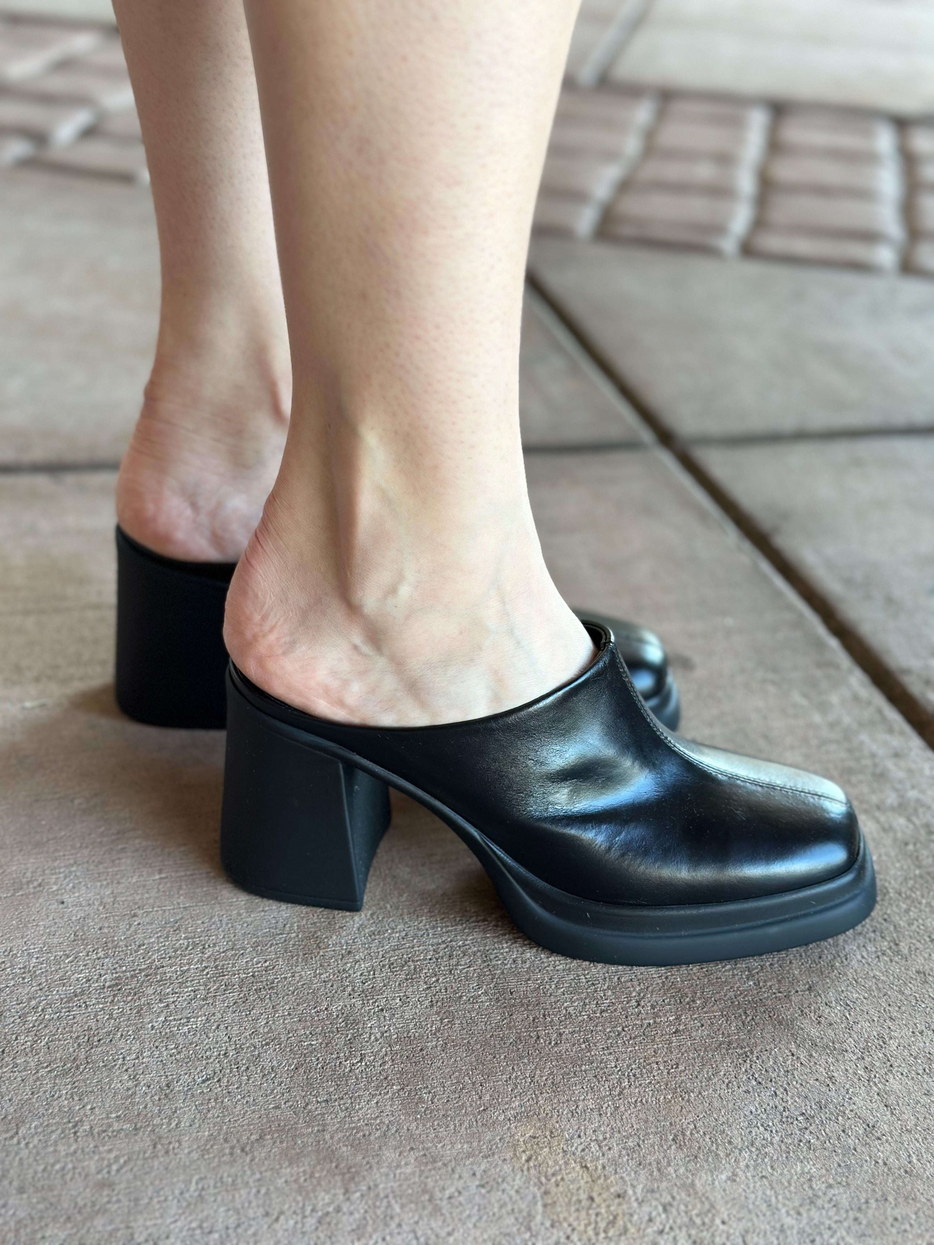 Frye on sale black mules