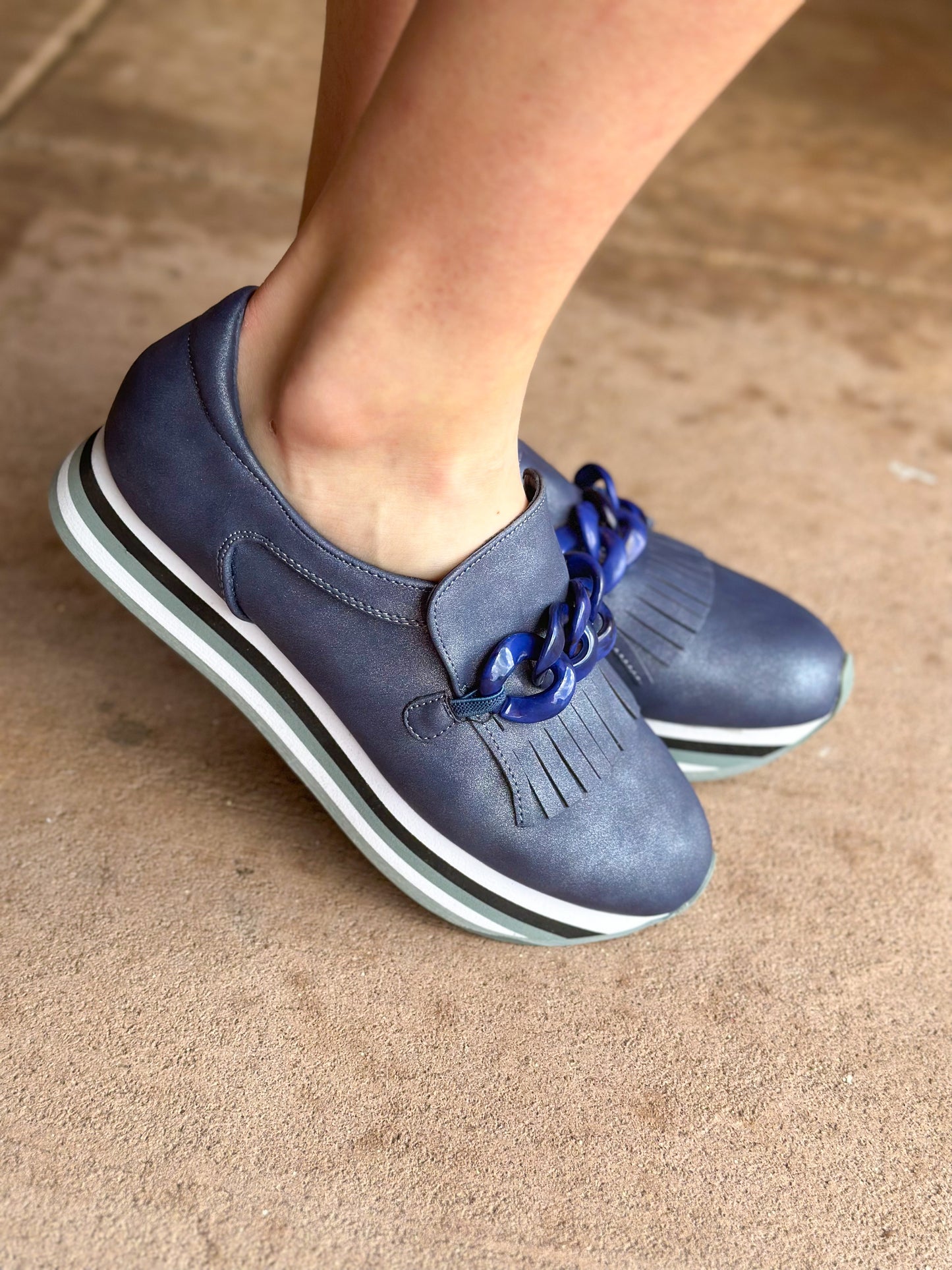 Bess - Navy Frost Shoes Matisse   