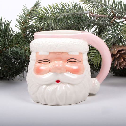 Santa Mug - Pink Seasonal 8 Oak Lane   