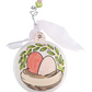 Pink Eggs Baby's First Christmas Ornament Seasonal Glory Haus   