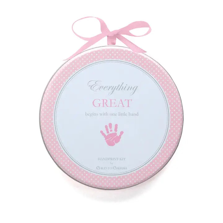 My Child's Handprint To Cherish w/ Hanger - Pink Kids Misc Accessories Child To Cherish®