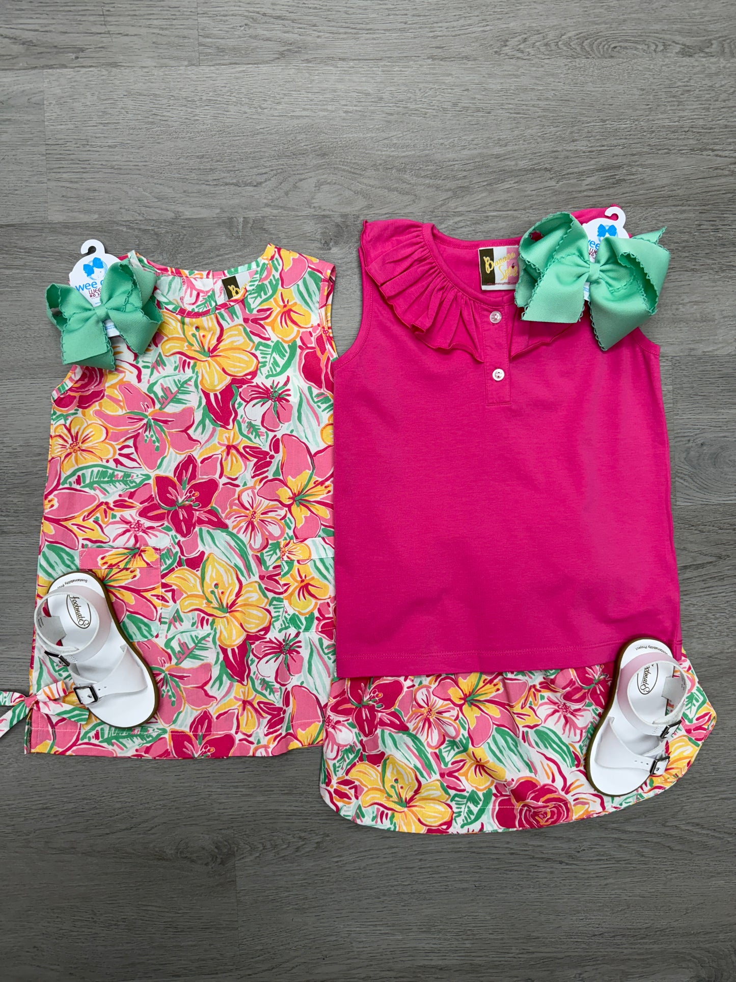 Pink Lily Skirt Set Girls Sets Banana Split