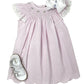 Pink Seersucker Geo A/S Bishop Girls Occasion Dresses Banana Split