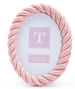 Pink Twist Photo Frame - 5x7 Home Decor Two's Company   