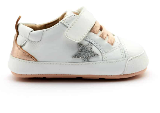 Platinum Bub Snow/Copper/Glam Argent/Copper Sole Girls Shoes Old Soles   
