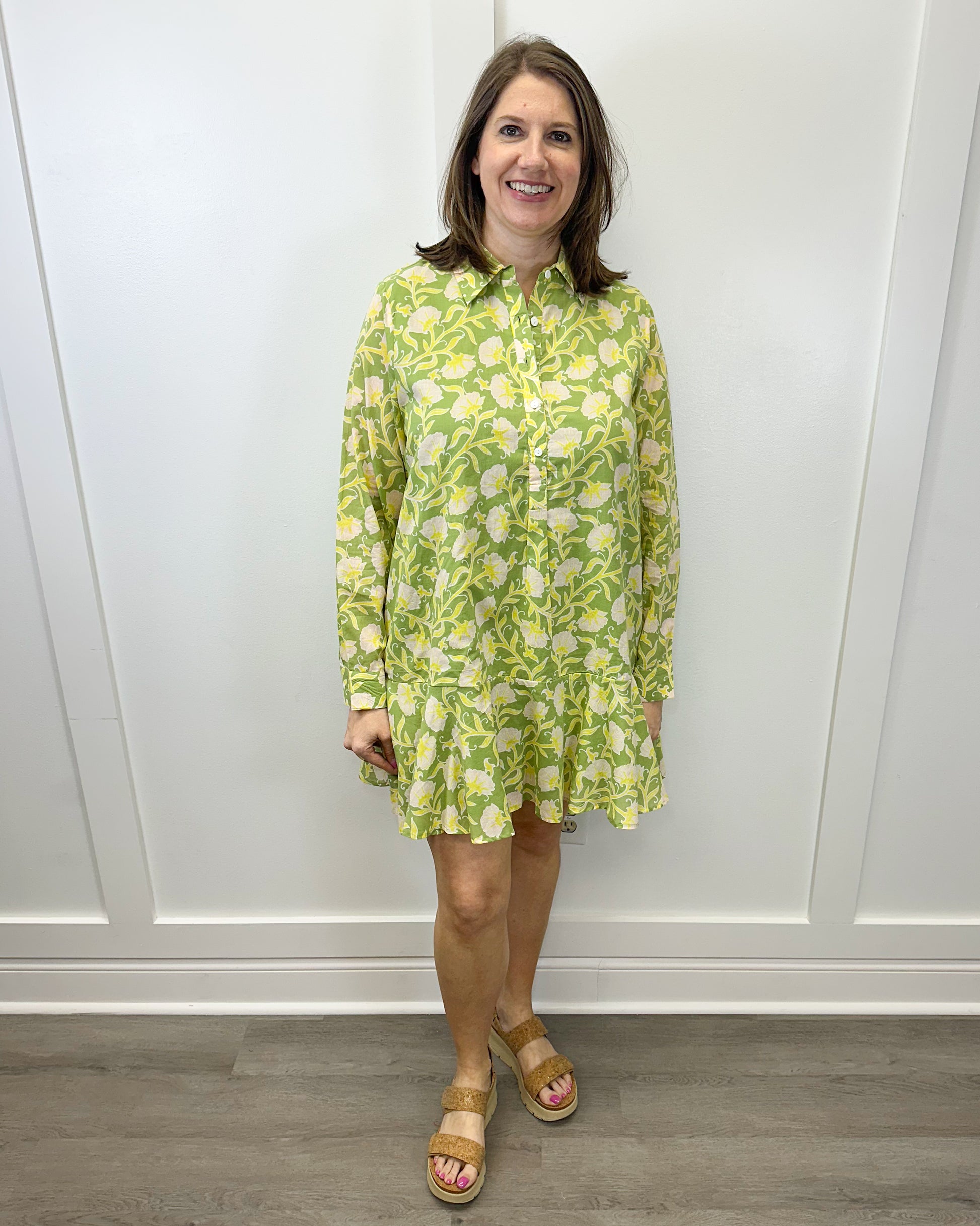 Polly Dress - Citrus Floral Short Dresses Livro