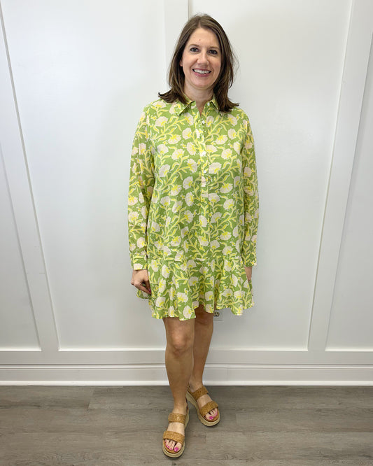 Polly Dress - Citrus Floral Short Dresses Livro