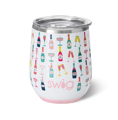 12 oz Stemless Wine Cup - Pop Fizz Insulated Drinkware Swig   