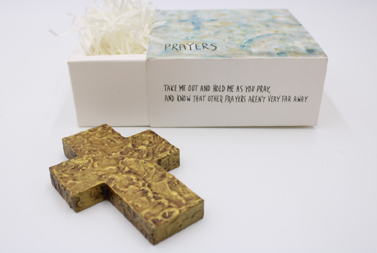 Boxed Chunky Wood Cross Prayers Home Decor TradeCie   