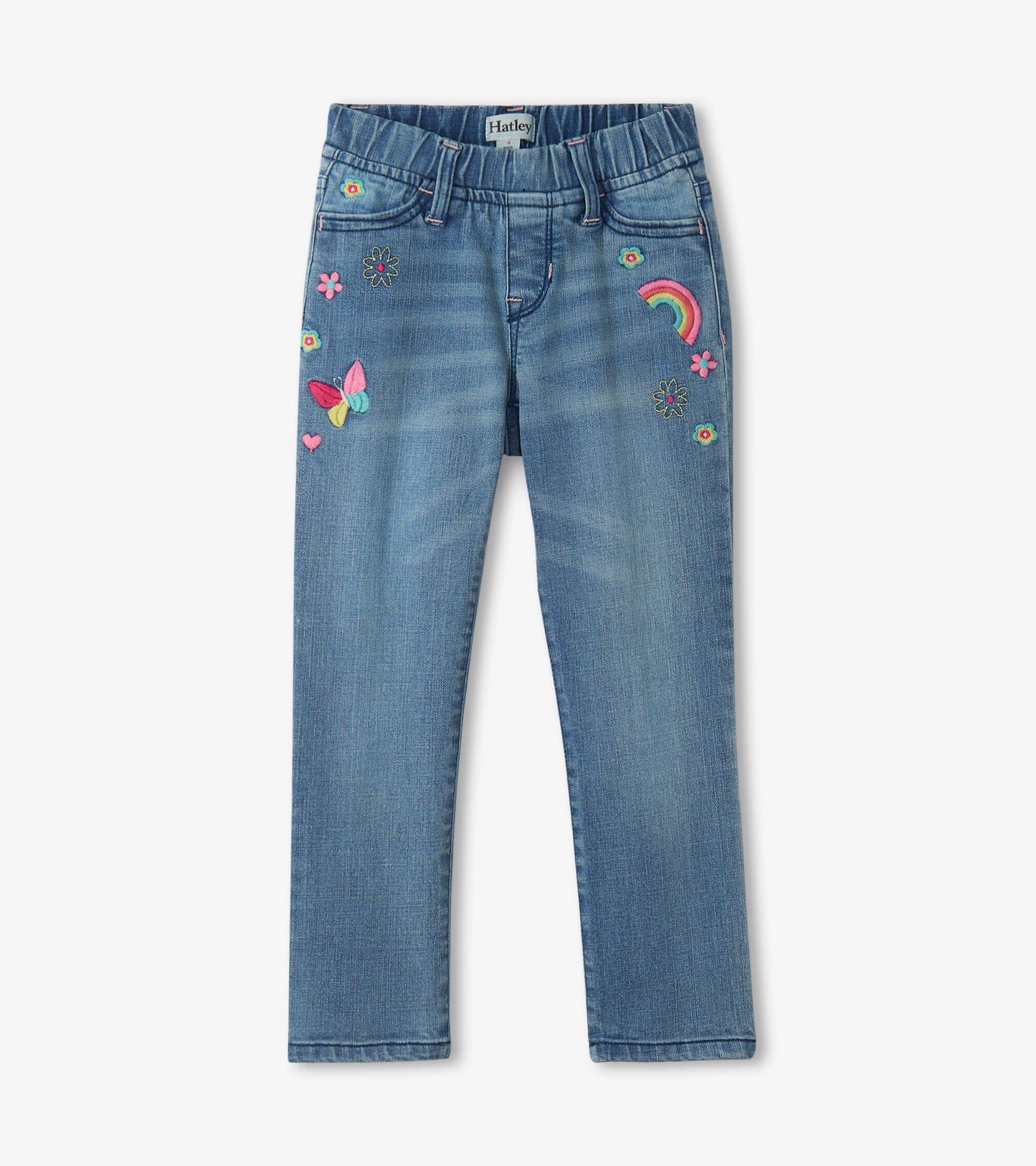 Pretty Patches Stretch Denim Jeans Girls Pants + Leggings Hatley   