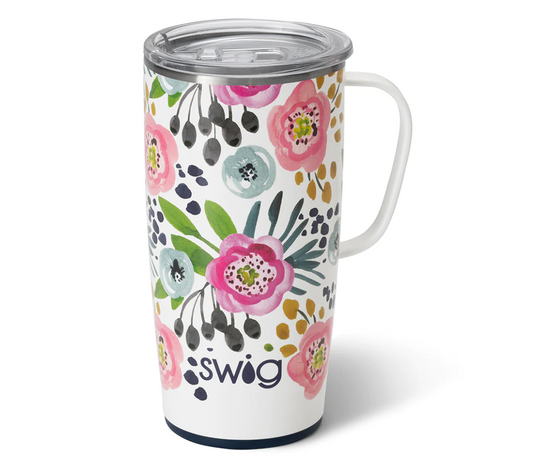 22 oz Travel Mug - Primrose Insulated Drinkware Swig   