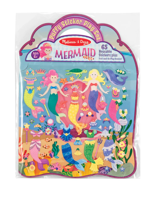 Puffy Sticker Play Set - Mermaid Toys Melissa & Doug   