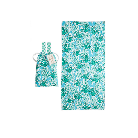 Quick Dry Beach Towel Set - Assorted Textiles Mudpie Green