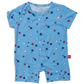 Boys Red White & Bluetiful Modal Magnetic Short Sleeve Romper Baby Sleepwear Magnetic Me   