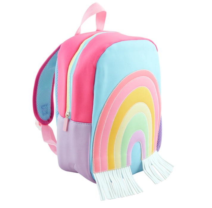 Rainbow Neoprene Backpack Kids Backpacks + Bags Mudpie   