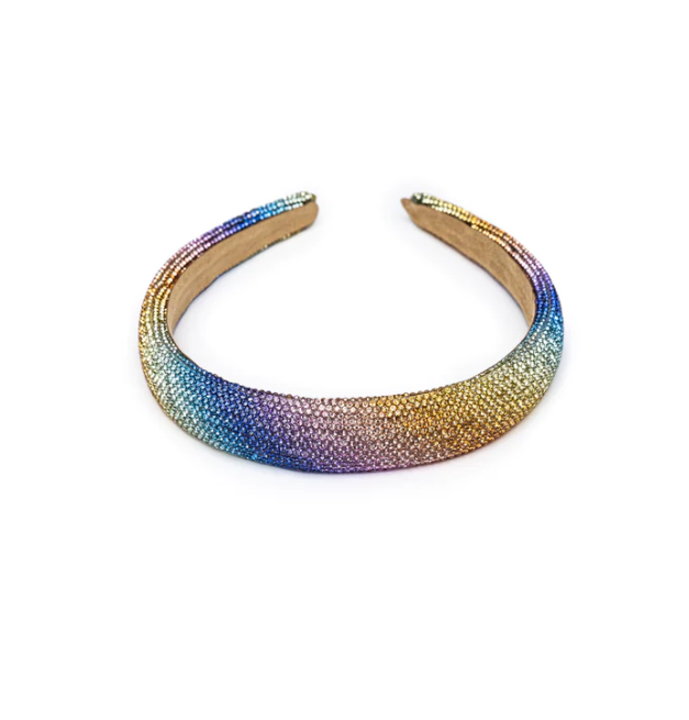 Rainbow Sparkle Headband Kids Hair Accessories Great Pretenders   