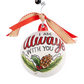 Red Bird Always With You Wreath Ornament Seasonal Glory Haus   