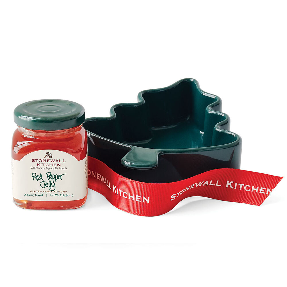 Red Pepper Jelly Tree Ramekin Impulse Stonewall Kitchen   