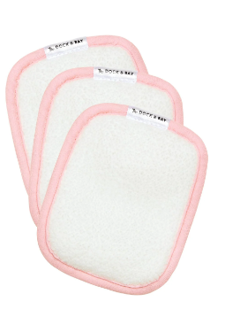 Reusable Makeup Removers Pack of 3 - Malibu Pink Self-Care Dock & Bay   