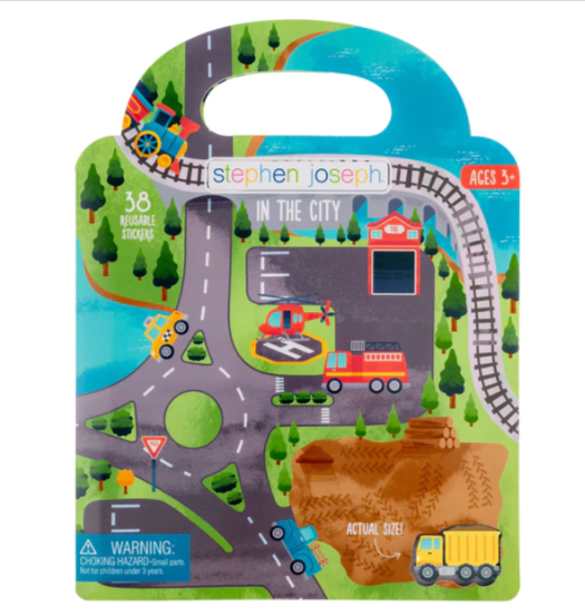 Reusable Sticker Book - Book City Toys Stephen Joseph   