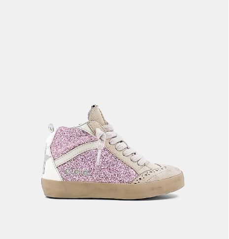 Riley Toddler - Pink Glitter Girls Shoes Shu Shop   