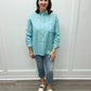 Roll Up Sleeve Shirt w/ Contrast Detail - Greensea Tops Tribal