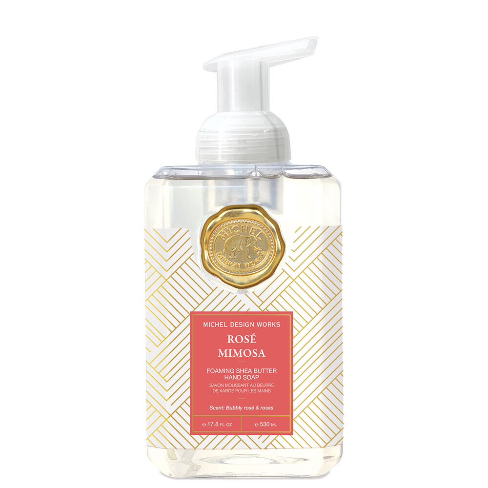 Rose Mimosa Foaming Hand Soap Self-Care Michel Design Works