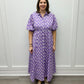 Rosie Dress - Lavender Sprigs Long Dresses Livro