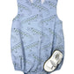 Round Neck Bubble - Blue Alligator Alley Boys Bubbles + Rompers Little English