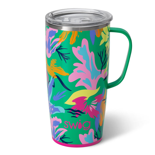 22 oz Travel Mug - Paradise Insulated Drinkware Swig   